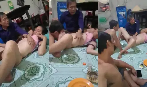 Chú lớn tuổi chơi lạ qua nhậu nhà cháu rồi nhậu luôn vợ